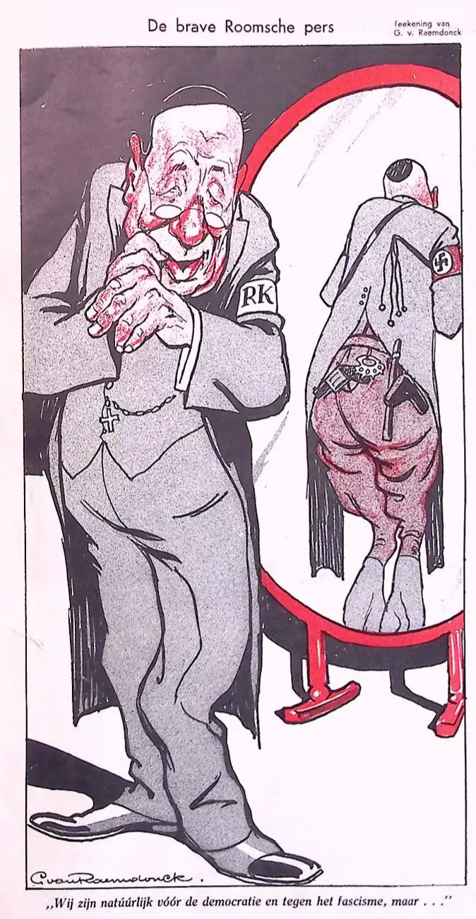 de brave roomsche pers door George van Raemdonck 1933