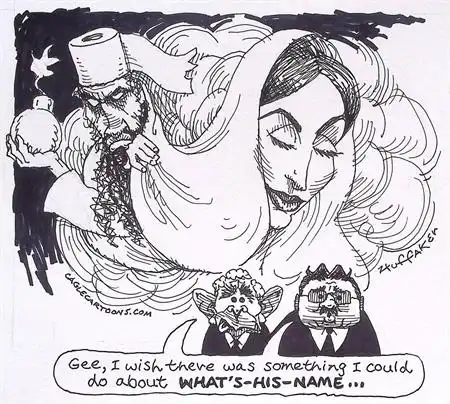 spotprenten Osama Bin Laden