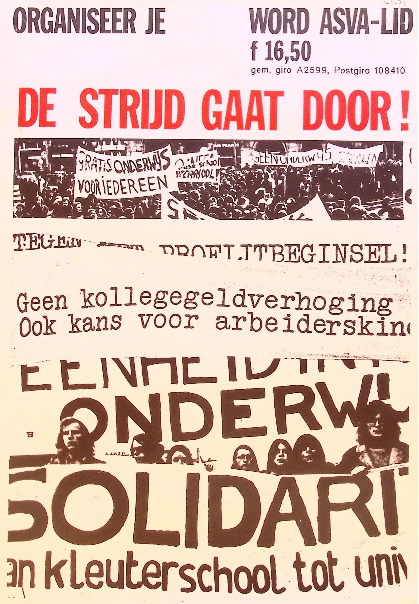 Posters studentenbond