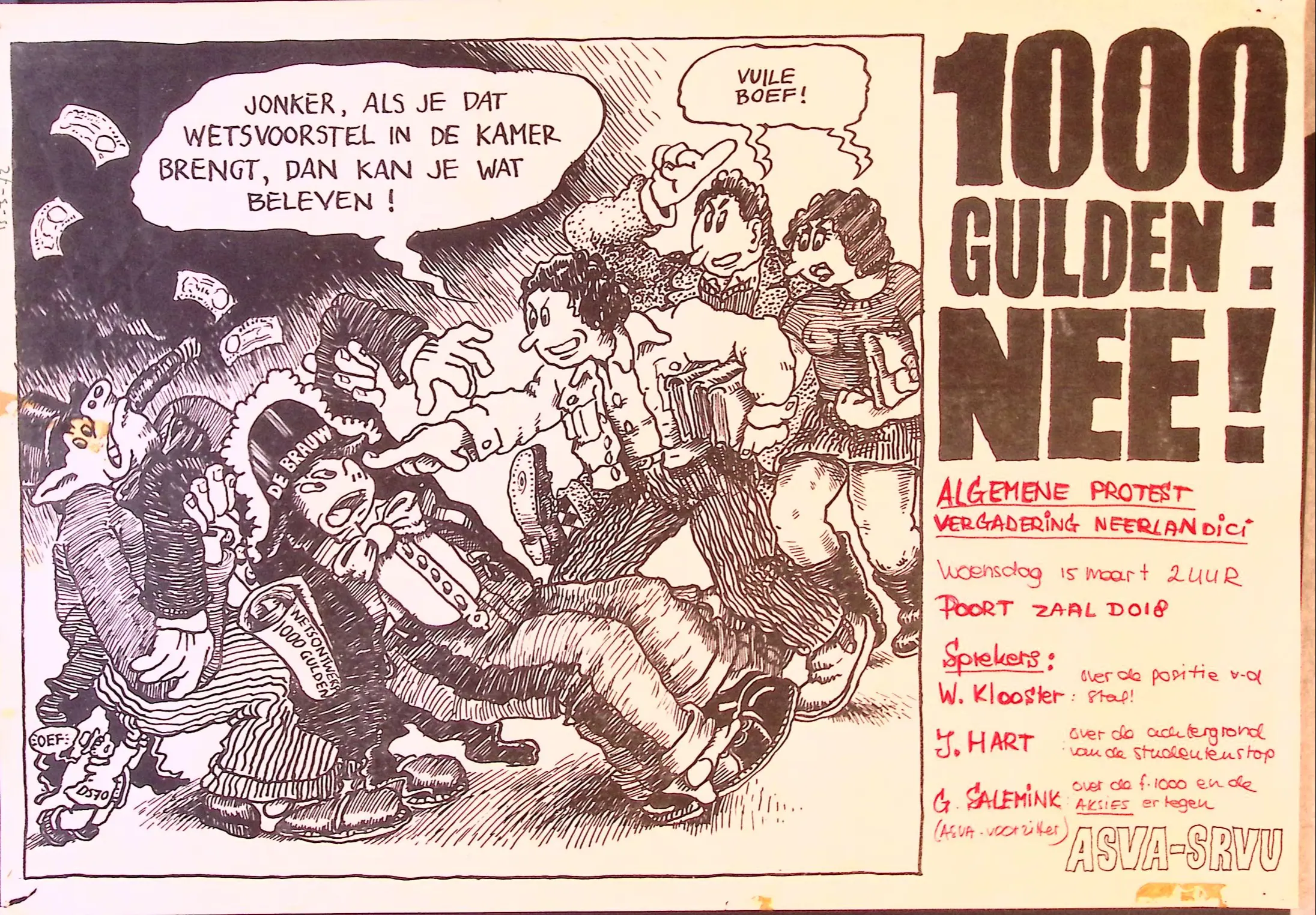 Posters over zaken die jongeren bezighielden