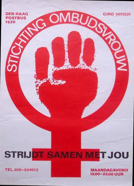 Affiches over demonstratie