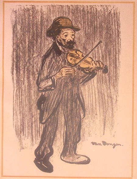 Honger - Litho Kees van Dongen