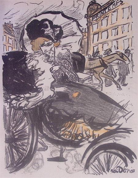 Koets - Litho Kees van Dongen